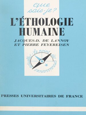 cover image of L'éthologie humaine
